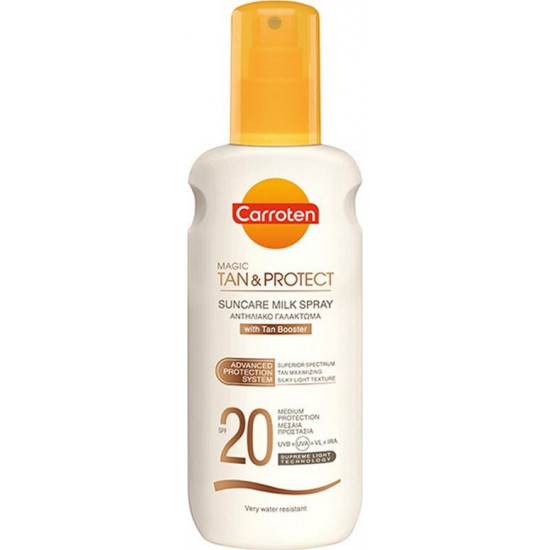 Carroten Tan & Protect Suncare Milk Spray SPF20 200ml