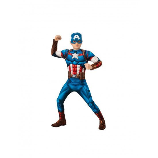 Παιδική Στολή Captain America Deluxe