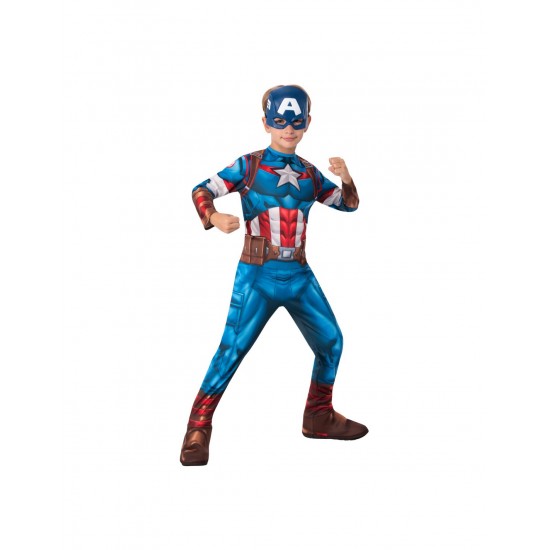 Παιδική Στολή Captain America HS