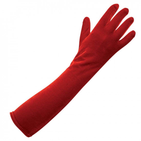 Γάντια Βελούδο Κόκκινα