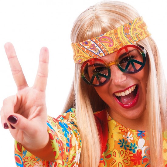 Γυαλιά Hippie με Σήμα Ειρήνης