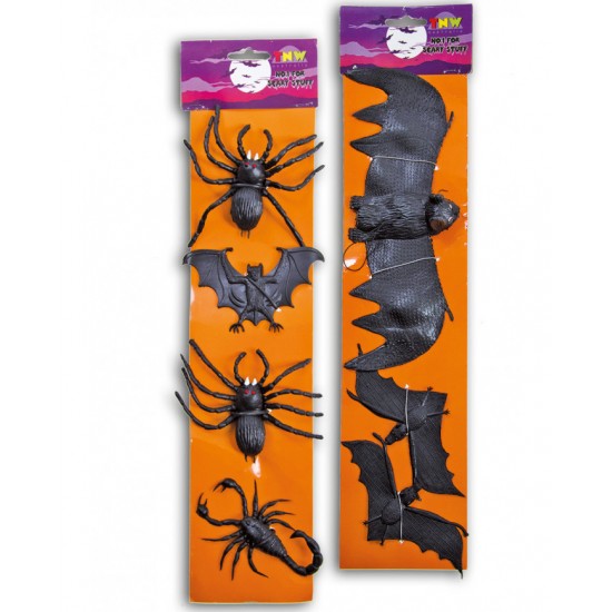 Διακοσμητικά Κρεμαστά Halloween (Νυχτερίδες,Αράχνες)