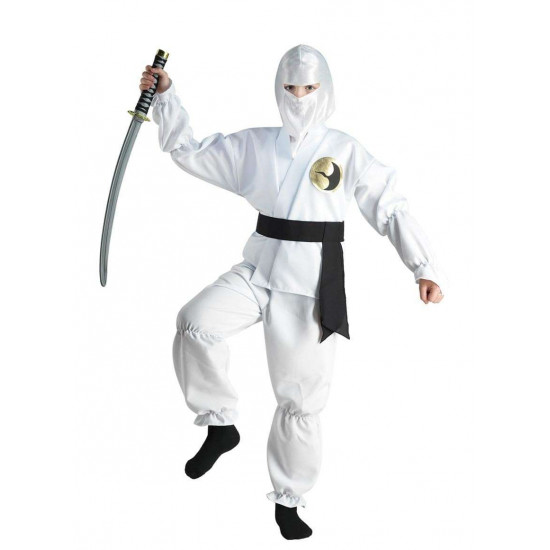 Παιδική Στολή White Ninja